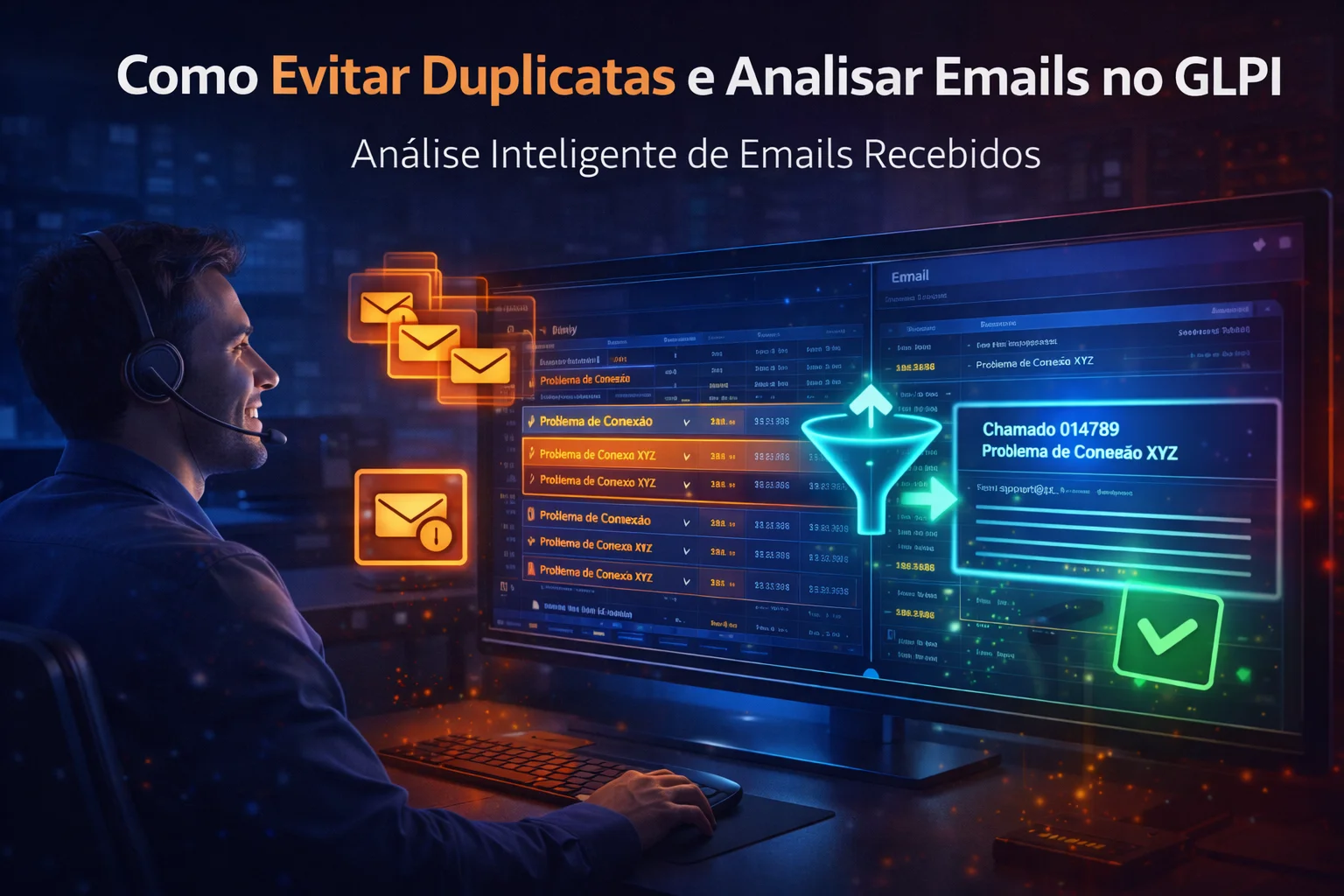 Como evitar duplicatas e analisar emails no GLPI